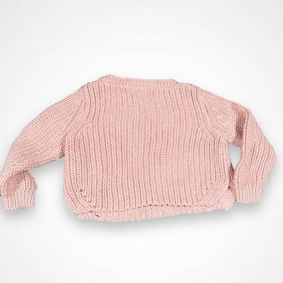 4/$20 Sears Pink Knitted  Sweater - Picture 3 of 4